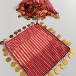 22x22 cm boyutlarında kına düğünlere uygun 5 adet keşan mendil
