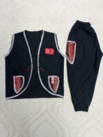 23 NİSAN KIZ ÇOCUK TÜRK BAYRAKLI TAKIM GÖSTERİ KIYAFETİ