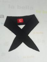 23 NİSAN  ERKEK VE KIZ ÇOCUK SİYAH BAYRAKLI BANDANA GÖSTERİ KIYAFETİ