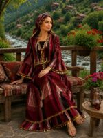 KINA VE ÖZEL GÜNLER İÇİN BOLEROLU ETEKLİ VE LİRALI KEŞAN TÜLBENT - Görsel 3