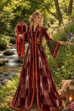 KINA VE ÖZEL GÜNLER İÇİN KAFTAN-TEF-BANDANA SETİ - Görsel 2